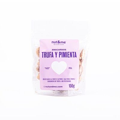 Anacardos sabor trufa y pimienta 150g nut&me - Snack salutare