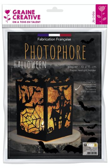 PHOTOPHORE PAPIER HALLOWEEN 150x100 mm stock limité 9