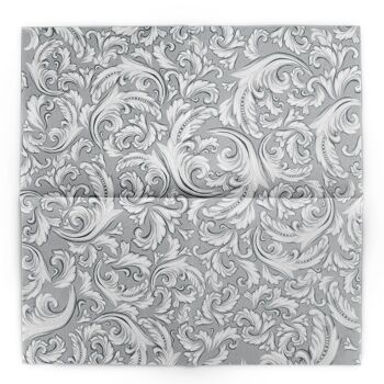 Serviette Cascade en gris de Linclass® Airlaid 40 x 40 cm, 50 pièces 4