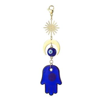 Evil Eye Sun, Moon et Hamsa Hand Hanging 4