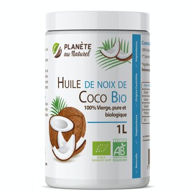 Aceite de coco virgen orgánico - 1 L