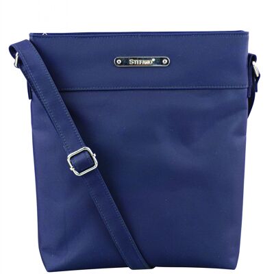 Stefano small shoulder bag upright format "light as a feather" in blue