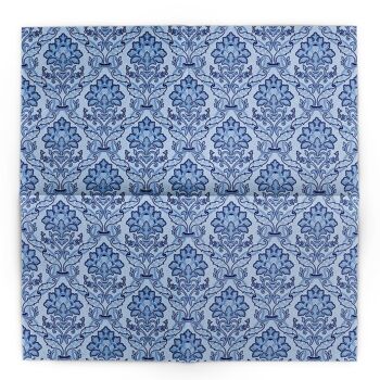 Serviette Cleve en bleu de Linclass® Airlaid 40 x 40 cm, 50 pièces 4