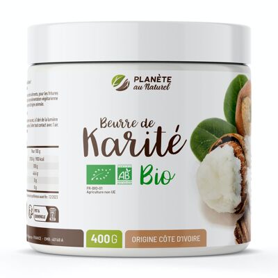 Desodorierte Bio-Sheabutter – 400 g