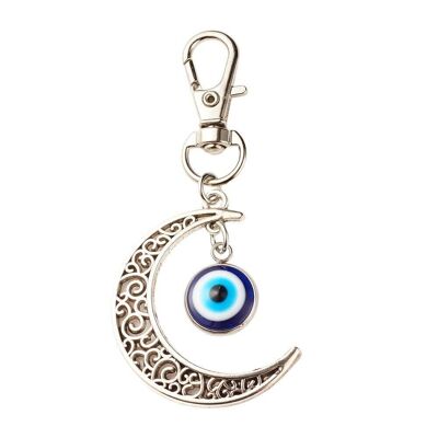 Porte-clés Evil Eye Silver Moon