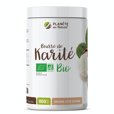 Manteca de Karité Orgánica Desodorizada - 800 g