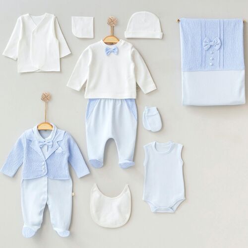 Custom Made Newborn Baby Boy Set-0-3M Special Design-Blue