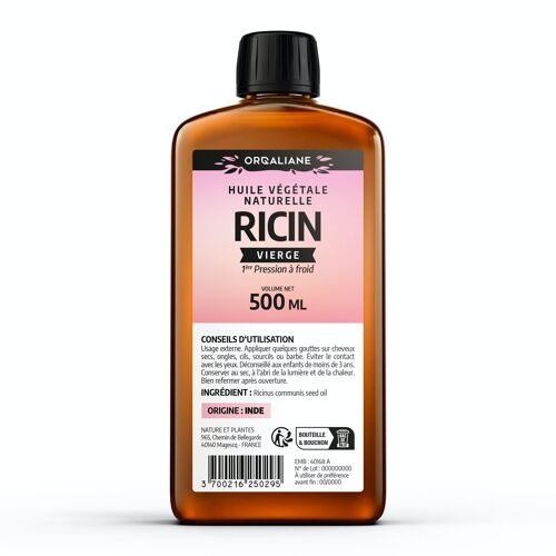 Huile de ricin - 500 ml