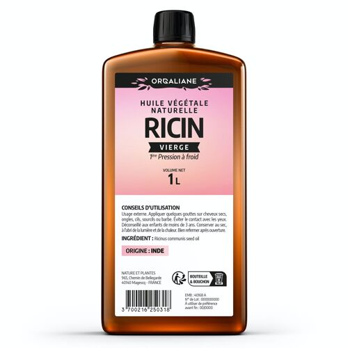 Huile de ricin - 1 L