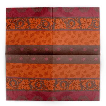 Serviette Amadeus en marron de Linclass® Airlaid 40 x 40 cm, 50 pièces 4