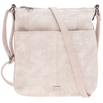 Bernardo Bossi shoulder bag "Perforated Diversity" in stone