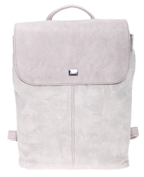 Bernardo Bossi Rucksack backpack "Perforated Diversity" in stone