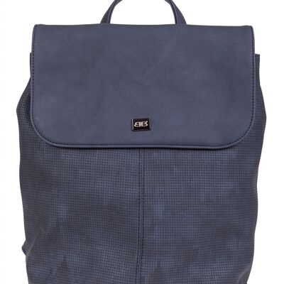 Bernardo Bossi Rucksack backpack "Perforated Diversity" in blau