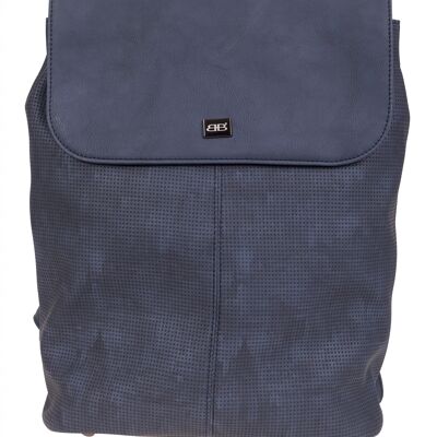 Bernardo Bossi rucksack backpack "Perforated Diversity" in blue