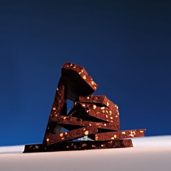 Chocolat noir aux amandes caramélisées 5