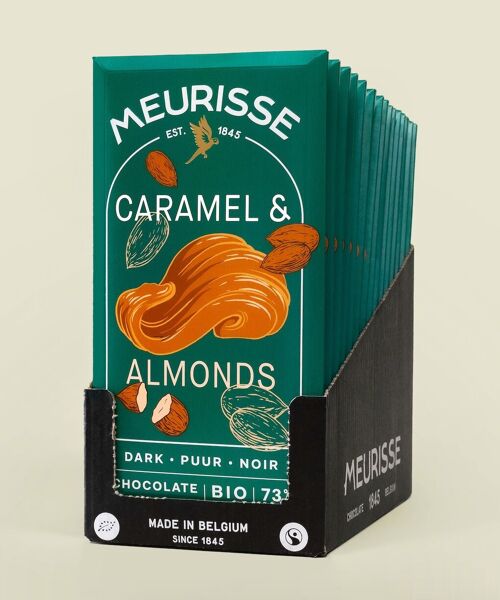 Dark chocolate with Caramelised Almonds