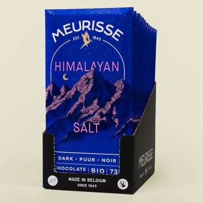 Cioccolato fondente con sale dell'Himalaya