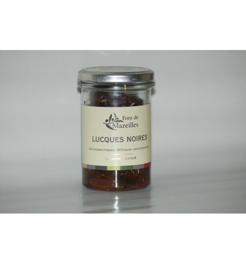 Olives Lucques noires 160 gr