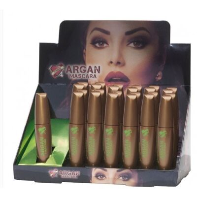 Black argan mascara display x24 pieces