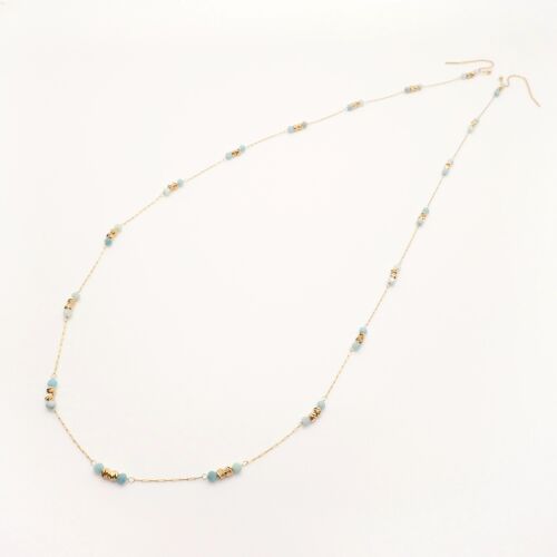 Collier d'oreilles Miyabi Turquoise : bijou exclusif, unique et très tendance