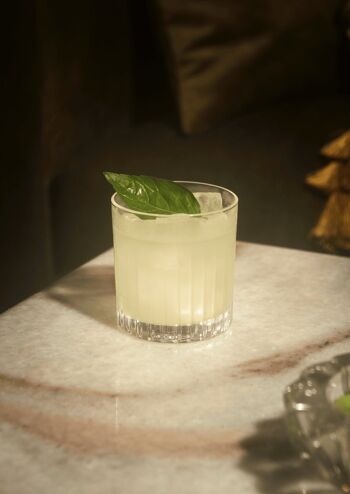 Cocktail 12,4% Gin, Basilic, Citron vert d'inspiration Basil Smash x12 2