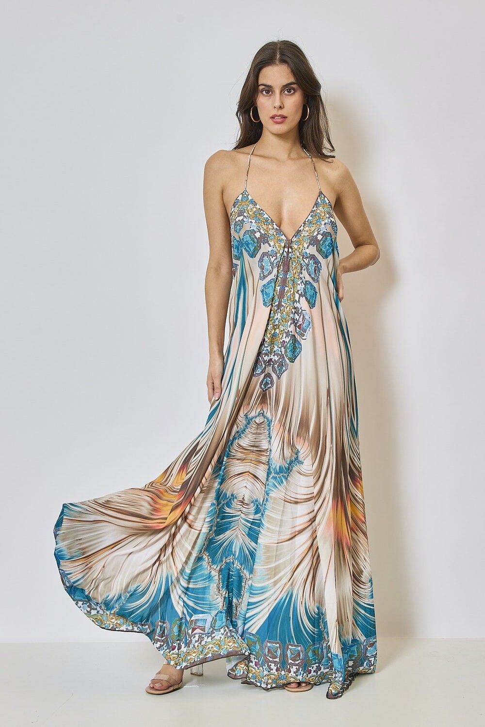 Abito lungo con schiena scoperta - 5360