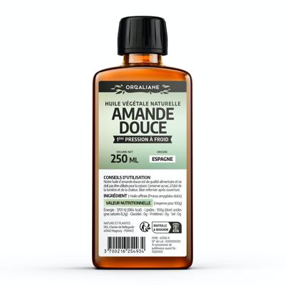 Sweet almond oil - 250 ml
