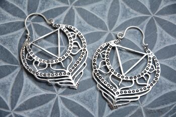 Boucles d'oreilles pendantes "KUNDALINI" 1