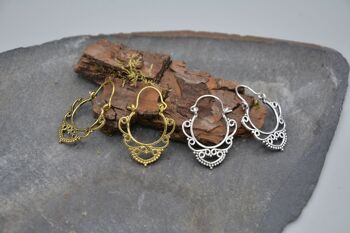 Boucles d'oreilles pendantes "MAITRI" 1