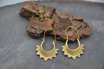 Boucles d'oreilles pendantes "MANTRA" 2