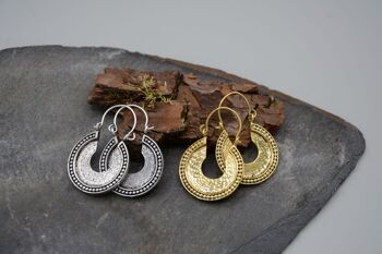 Boucles d'oreilles pendantes "MUDITA" 1