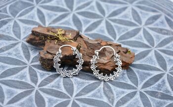 Boucles d'oreilles pendantes "NAMASTE" 5