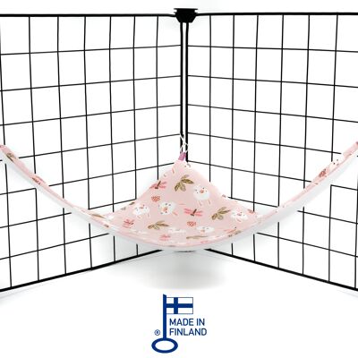 Guinea Pig Hammock / Guinea Pig Cage Accessories / Fleece Corner Hammock Dolali