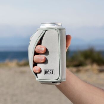 HOST SLIM INSTA-CHILL CAN SLEEVE GRIS 3