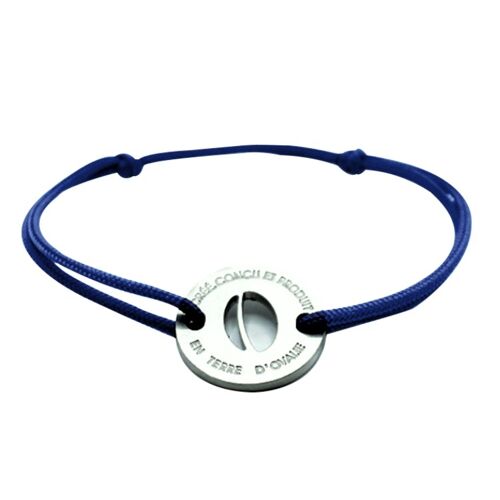 Bracelet bleu marine - Ovalie Original