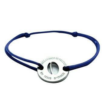 Bracelet bleu marine - Ovalie Original 1