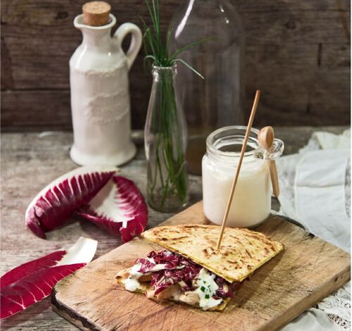 CROSTOLO MARCHIGIANO - soffice pane piatto da farcire, per aperitivi e pasti veloci. 3 pezzi per confezione