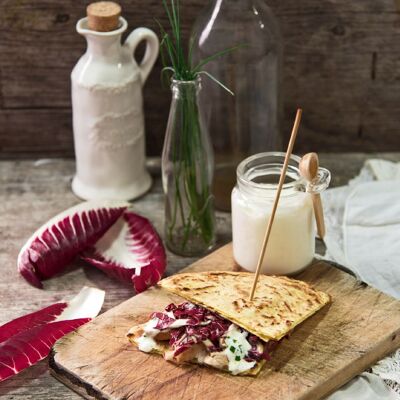 MARCHE CROSTOLO - pain plat moelleux à garnir, pour apéritifs et repas rapides. 3 pièces par paquet