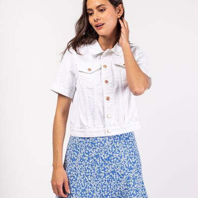 Short-sleeved denim jacket - Mathis