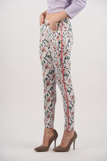 Pantalon imprimé fleurs - Ange 2