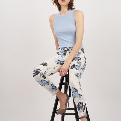 Striped print pants - Israa