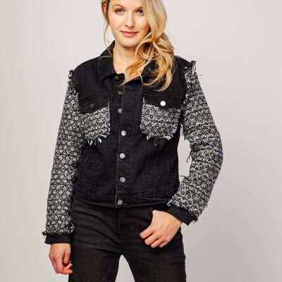 Bi-Material-Jacke – Coco