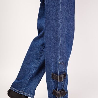 Jeans con cinturino grezzo - Joey