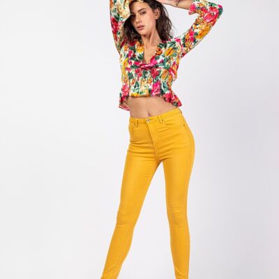 Pantalon taille haute - Solaria moon