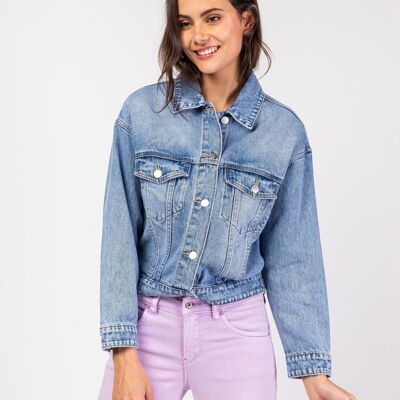 Übergroße Jeansjacke – Niki