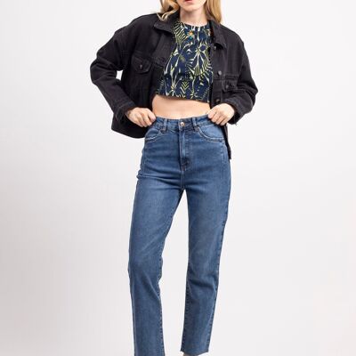 Jeanshose mit hohem Bund – Marie