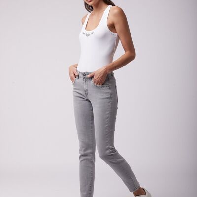 Jeans stretch con borchie - Mei