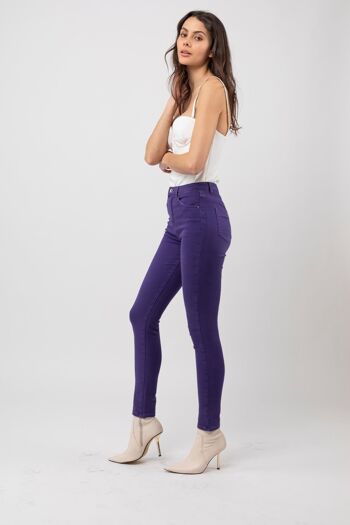 Pantalon taille haute Solaria - Purple rain 2