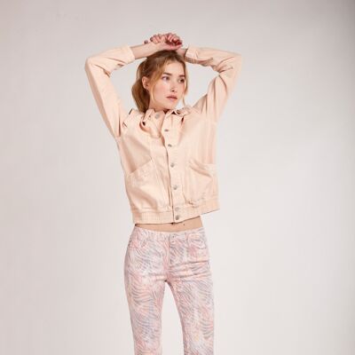 Pink wave print pants - Christine
