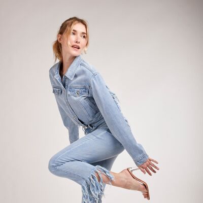 Jeans con flecos - Fanny